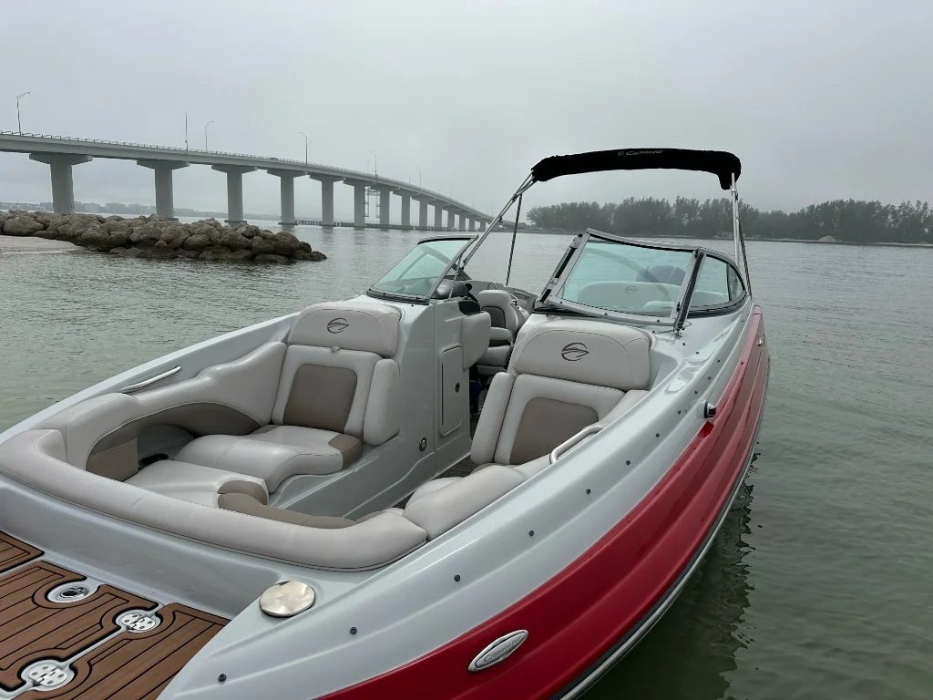 Interior of a previously sold sport boat